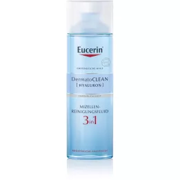 EUCERIN DermatoCLEAN Fluide nettoyant Hyal.Miz.3in1, 200 ml