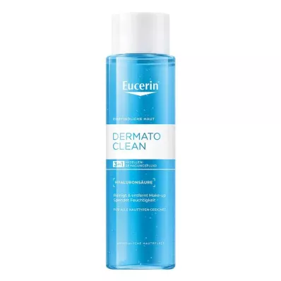 EUCERIN DermatoCLEAN Fluide nettoyant Hyal.Miz.3in1, 400 ml