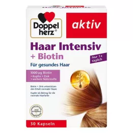 DOPPELHERZ Capsules Hair Intensive+Biotine, 30 capsules