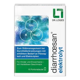 DIARRHOESAN elektrolyt Plv.pour la fabrication dune solution buvable, 10 pces