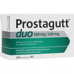 PROSTAGUTT duo 160 mg/120 mg gélules molles 120 pcs, 120 pcs
