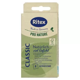 RITEX PRO NATURE CLASSIC Préservatifs, 8 pcs