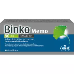 BINKO Memo 80 mg comprimés pelliculés, 30 pc