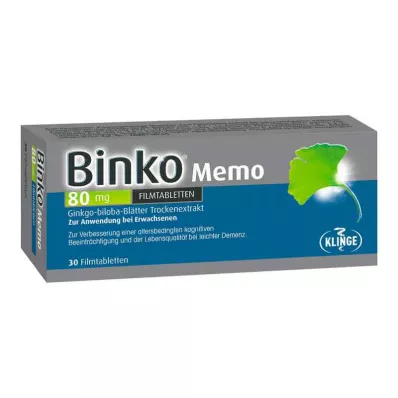 Binko Memo 80 Mg comprimés pelliculés (30 pièces)
