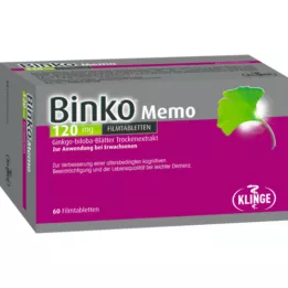 BINKO Memo 120 mg comprimés pelliculés, 60 comprimés