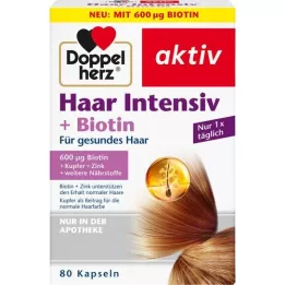 DOPPELHERZ Capsules Hair Intensive+Biotine, 80 capsules