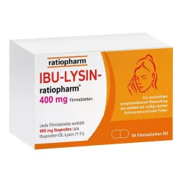IBU-LYSIN-ratiopharm 400 mg comprimés pelliculés, 50 pc
