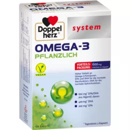 DOPPELHERZ Gélules Oméga-3 système végétal, 120 gélules