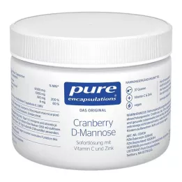 PURE ENCAPSULATIONS Poudre de D-mannose de canneberge, 37 g