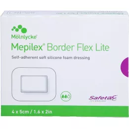 MEPILEX Border Flex Lite pansement mousse 4x5 cm, 10 pces