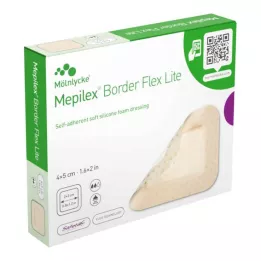 MEPILEX Border Flex Lite pansement mousse 4x5 cm, 10 pces