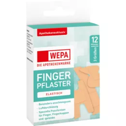 WEPA Pansement doigt Mix 3 tailles, 12 pces