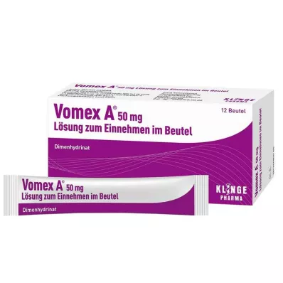 VOMEX A 50 mg Voie orale en sachet, 12 pces