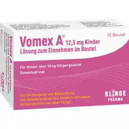 VOMEX A 12,5 mg Lait pour enfant en sachet, 12 pc