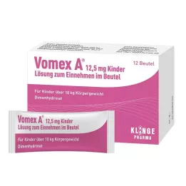 VOMEX A 12,5 mg Lait pour enfant en sachet, 12 pc