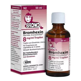 BROMHEXIN Hermes Arzneimittel 8 mg/ml gouttes, 50 ml