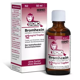 BROMHEXIN Hermes Arzneimittel 12 mg/ml gouttes, 50 ml