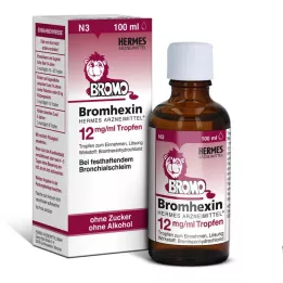 BROMHEXIN Hermes Arzneimittel 12 mg/ml gouttes, 100 ml