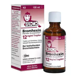 BROMHEXIN Hermes Arzneimittel 12 mg/ml gouttes, 100 ml
