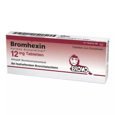 Bromhexine HERMES Médicaments® 12 mg comprimés, 20 pc
