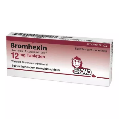 Bromhexine HERMES Médicaments® 12 mg comprimés, 50 pc
