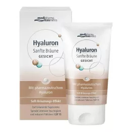 HYALURON SANFTE Crème de soin visage bronzante, 50 ml