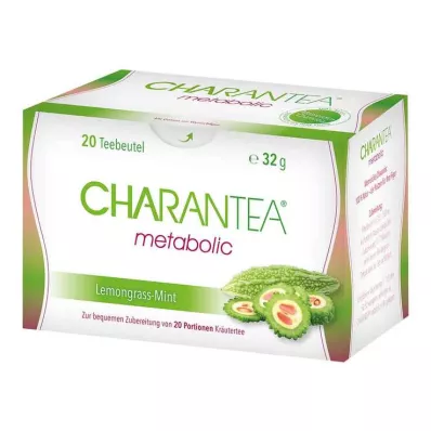 CHARANTEA metabolic Lemon/Mint Sachets filtres, 20 pcs