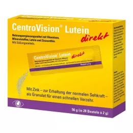 CENTROVISION Lutéine directe, granulés, 28 pcs