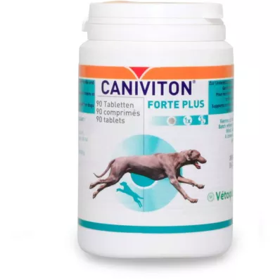 CANIVITON Forte Plus comprimés ergonomiques pour chien/chat, 90 comprimés