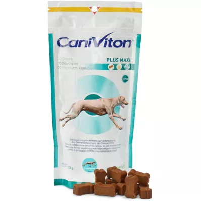 CANIVITON Chews diététiques Plus maxi pour chiens, 30 pièces