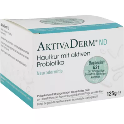 AKTIVADERM ND Cure pour la peau contre la dermatite atopique avec probiotiques, 125 g
