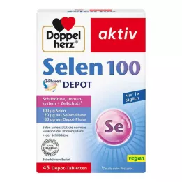 DOPPELHERZ Sélénium 100 2-Phase Depot Comprimés, 45 pc