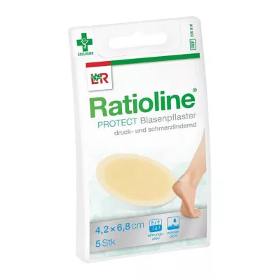 RATIOLINE Pansement ampoule protect 4,2x6,8 cm, 5 pces