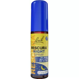 BACHBLÜTEN Original Rescura Night Spray sans alcool, 20 ml