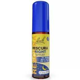 BACHBLÜTEN Original Rescura Night Spray sans alcool, 20 ml