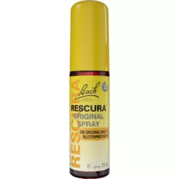 BACHBLÜTEN Spray Rescura original sans alcool, 20 ml