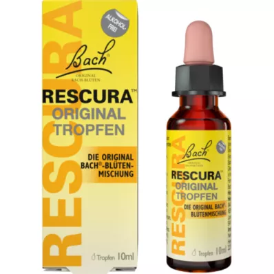 BACHBLÜTEN Gouttes Rescura originales sans alcool, 10 ml