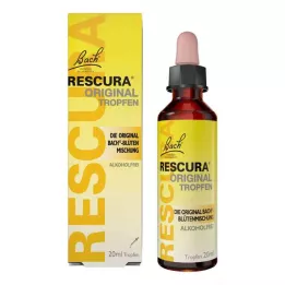 BACHBLÜTEN Gouttes Rescura originales sans alcool, 20 ml
