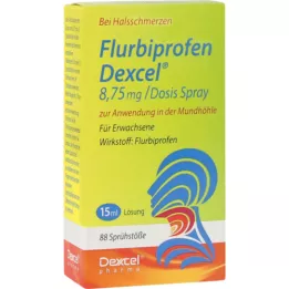 FLURBIPROFEN Dexcel 8,75 mg/dose.spray cavité buccale, 15 ml