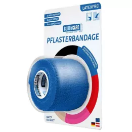 PFLASTERBANDAGE sans latex BUDDYCARE MED bleu, 1 pc