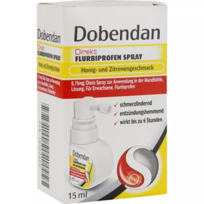 DOBENDAN Flurbiprofen spray miel &amp; Citron, 15 ml