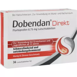 DOBENDAN Direkt Flurbiprofen 8,75 mg pastilles à sucer, 36 pces