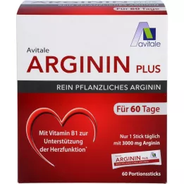 ARGININ PLUS Bâtonnets de vitamines B1+B6+B12+acide folique, 60X5.9 g