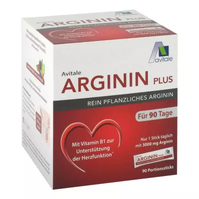 Arginine Plus Vitamine B1 + B6 + B12 + Bâtonnets dacide folique, 90X5,9 g