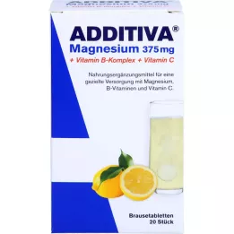 ADDITIVA Magnésium 375 mg+Complexe de vitamines B+Vit.C, 20X6 g