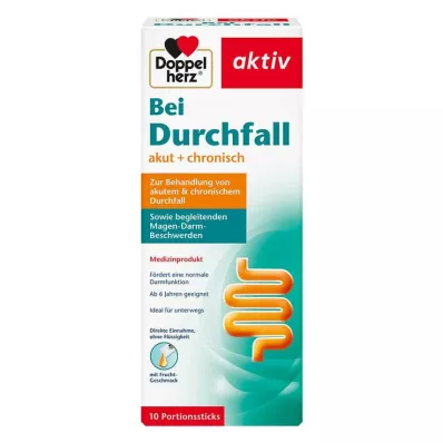 DOPPELHERZ En cas de diarrhée, bâtonnets liquides, 10 pc DOPPELHERZ En cas de diarrhée, bâtonnets liquides, 10 pc