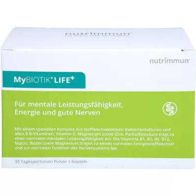 MYBIOTIK LIFE+ Boîte combinée 30x1,5 g Plv. + 60 gélules, 1 pc