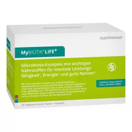 MYBIOTIK LIFE+ Boîte combinée 30x1,5 g Plv. + 60 gélules, 1 pc