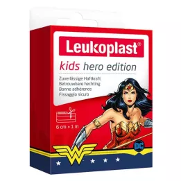 LEUKOPLAST Pansement kids hero Wonder Woman 6 cmx1m, 1 pc