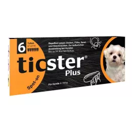 TICSTER Plus Spot-on Lait pour application cutanée pour chien 4-10kg, 6X1.2 ml